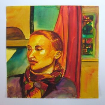 Pittura intitolato "Emmanuelle" da Maya Ratovondrahona, Opera d'arte originale, Altro