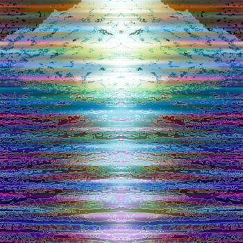 Arte digitale intitolato "La Montagne des Ori…" da Mayaster Dreva, Opera d'arte originale, Immagine generata dall'IA