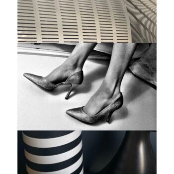Fotografia intitolato "Talons aiguilles" da Maylis Dupont, Opera d'arte originale, Collage digitale Montato su Altro pannell…