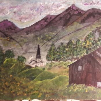 Painting titled "en-la-montana.jpg" by Mayte Ayuso (Matete), Original Artwork, Acrylic