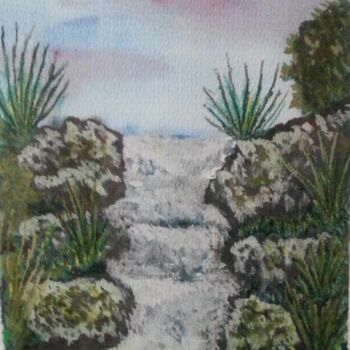 Painting titled "ARROYO." by Mayte Ayuso (Matete), Original Artwork, Watercolor