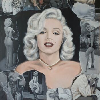 Pintura intitulada "Marilyn Monroe Coll…" por Mayya Batulina, Obras de arte originais, Acrílico