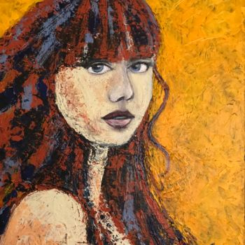 Painting titled "L’insouciance" by Nelly Mazaltarim, Original Artwork, Acrylic