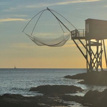 Фотография под названием "Cabanon de pêche" - Patrick Maze, Подлинное произведение искусства, Цифровая фотография