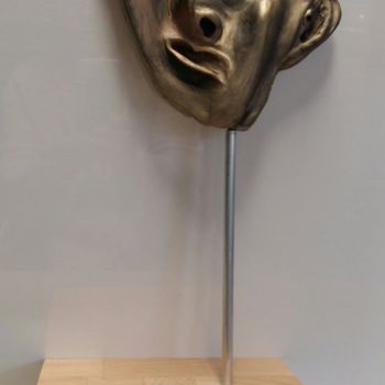 Скульптура под названием "VINCENT VAN GOGH" - Patricia Mazzeo, Подлинное произведение искусства, Терракота
