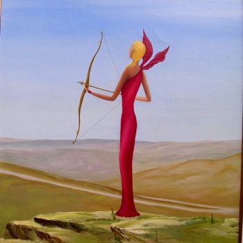 제목이 "Sagittaire / Sagitt…"인 미술작품 Marie Baudry (Marylene)로, 원작, 기름