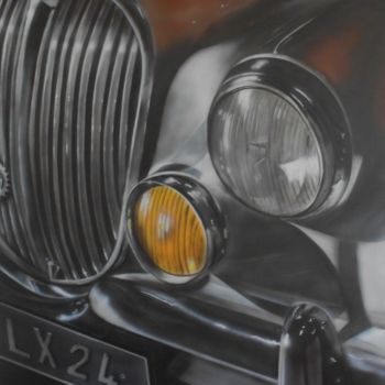 Painting titled "jaguard-mk2-1.jpg" by M.Balestrie, Original Artwork, Airbrush