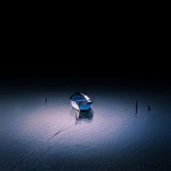 Fotografía titulada "La barque" por Anna Fratoni, Obra de arte original