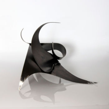 Sculpture titled "Winds of Hellespont" by M Berrin Kayman, Original Artwork, Metals