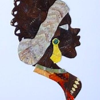 Artisanat intitulée "Buste4" par Mbode, Œuvre d'art originale