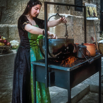Photography titled "Medieval Cooking" by William Attard Mccarthy, Original Artwork, Digital Photography