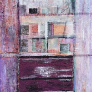 Painting titled "pensee-architectura…" by Mcerea, Original Artwork, Acrylic