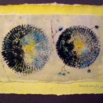 Peinture intitulée "Sphères" par Christine Fric, Œuvre d'art originale