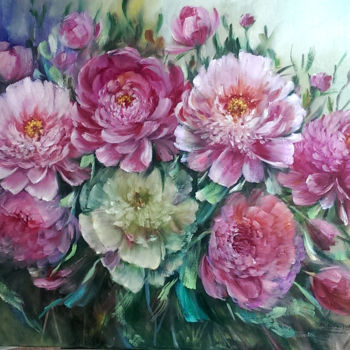 Pintura intitulada "piv57.jpg" por Chrispaint-Flowers, Obras de arte originais, Óleo