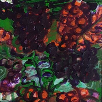 Painting titled "LE RAISIN" by Mchartrie, Original Artwork, Acrylic