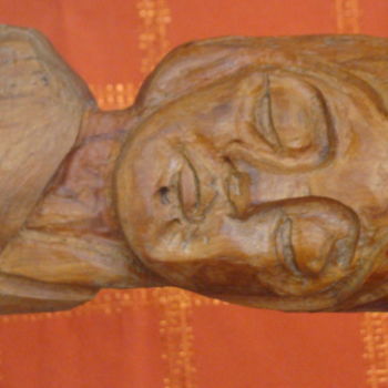 Sculpture titled "jeune-garcon.jpg" by Martine Chatain Ottelé, Original Artwork