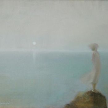 Painting titled "Anima e corpo" by Maria Cristina Baracchi, Original Artwork, Oil