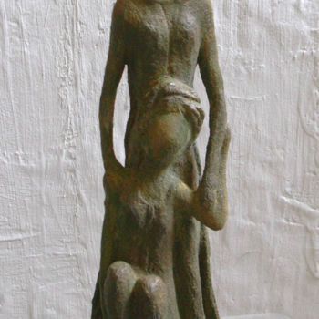 雕塑 标题为“les amies” 由Marie-Christine Veeran, 原创艺术品, 陶瓷