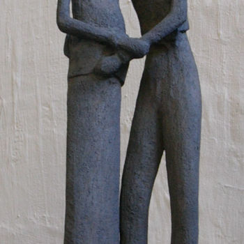Скульптура под названием "ho-un-bebe.jpg" - Marie-Christine Veeran, Подлинное произведение искусства, Керамика