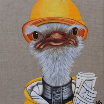 Peinture intitulée "Archie" par M'Do, Œuvre d'art originale, Acrylique