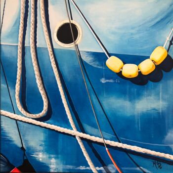 Painting titled "Cargo" by M'Do, Original Artwork, Acrylic