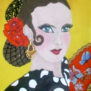 Pintura titulada "Carmen" por Morgana Das Fadas, Obra de arte original