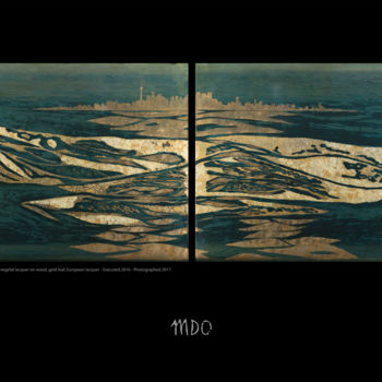 Fotografia intitolato "Lake Ontario-Print" da Marie-Dominique Boneu Hyman (MDO), Opera d'arte originale, Fotografia digitale