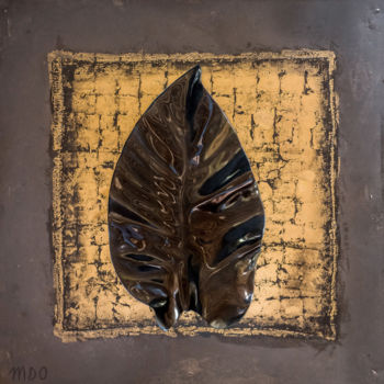 Pintura intitulada "Salomé" por Marie-Dominique Boneu Hyman (MDO), Obras de arte originais, Laca Montado em Metal