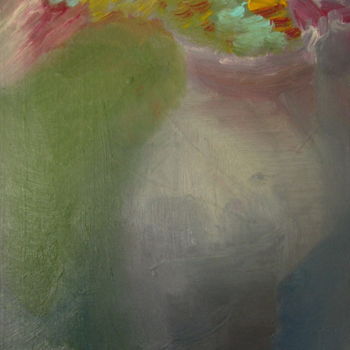 Schilderij getiteld "Ваза с цветами 1" door Ekaterina Ushakova, Origineel Kunstwerk, Olie