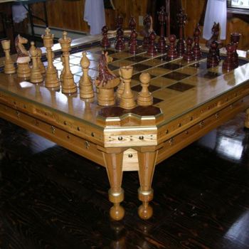 Design intitulée "jeux d'échecs 042.J…" par Médyel, Œuvre d'art originale