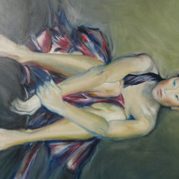 Pintura titulada "La danzatrice" por Paola Traverso, Obra de arte original, Oleo