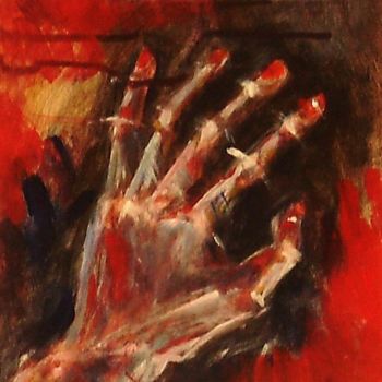 Peinture intitulée "Mes mains (ella)" par Medora, Œuvre d'art originale