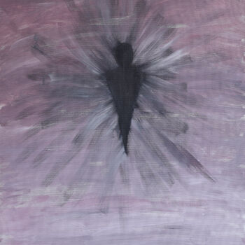 Peinture intitulée "Silhouette" par Megane Flament, Œuvre d'art originale, Acrylique