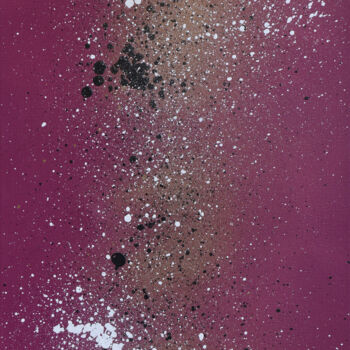 Peinture intitulée "Astronomie" par Megane Flament, Œuvre d'art originale, Acrylique