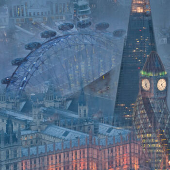 Photographie intitulée "London" par Francesca Megnet, Œuvre d'art originale, Photographie numérique