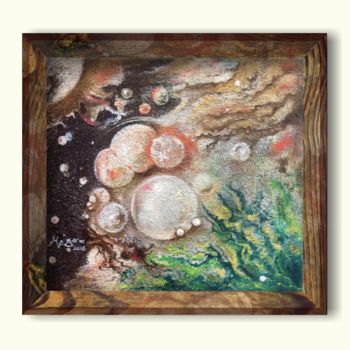 Painting titled "Micro Universe" by Mego, Original Artwork, Oil
