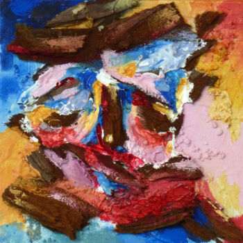 Pittura intitolato "Sad" da Meiling Alvarez Marquez, Opera d'arte originale, Acrilico