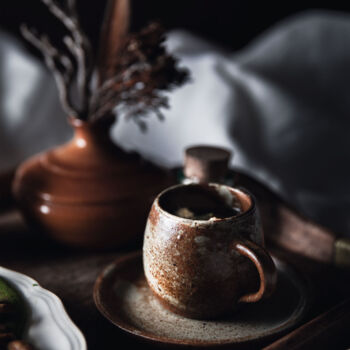 Fotografie getiteld "La tasse de thé" door Melancholya, Origineel Kunstwerk, Digitale fotografie