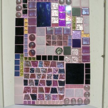 Ambacht getiteld "Tableau Mosaique" door Melandyne, Origineel Kunstwerk