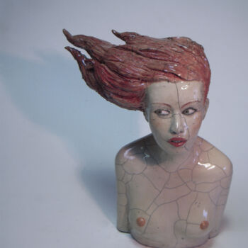 Sculptuur getiteld "dscn0096.jpg" door Mélanie Bourget, Origineel Kunstwerk, Keramiek