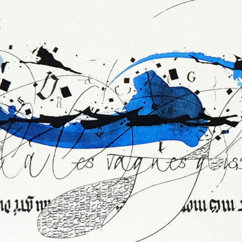"rivage" başlıklı Tablo Mélanie Griffon tarafından, Orijinal sanat, Diğer