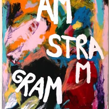 "Am Stram Gram" başlıklı Tablo Mélanie Lauzin tarafından, Orijinal sanat, Akrilik