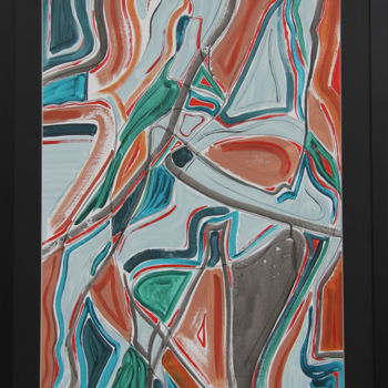 Peinture intitulée ""Vif Cubisme" / "Vi…" par Melanie Maquinay, Œuvre d'art originale, Acrylique