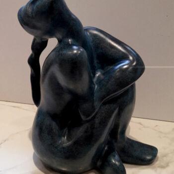Sculpture titled "SOUFFLE CELESTE" by Melanie Quentin, Original Artwork, Bronze