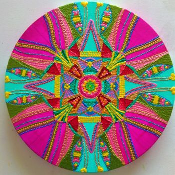 "Mandala of happiness" başlıklı Tablo Elena Moshchenko tarafından, Orijinal sanat, Akrilik