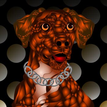 Digital Arts titled "dog" by Melih Suad Kocabıçak, Original Artwork, 2D Digital Work