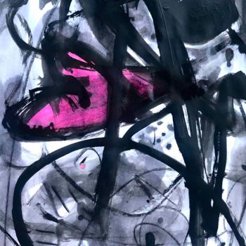 Картина под названием "About xLove" - Melina Mataji, Подлинное произведение искусства, Акрил Установлен на картон