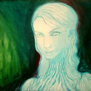 Painting titled "Spirit of the Forest" by Melinda Torok, Original Artwork, Oil