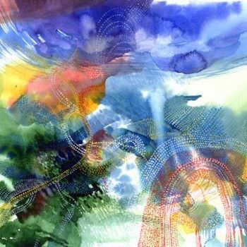 Картина под названием "Transformation VI" - Melinda Torok, Подлинное произведение искусства, Масло