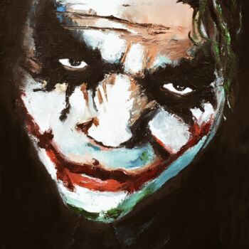 Peinture intitulée "Joker" par Melisea, Œuvre d'art originale, Huile